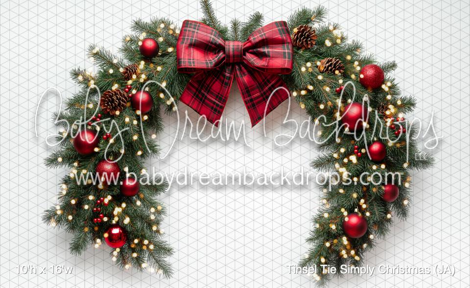 Tinsel Tie Simply Christmas (JA)