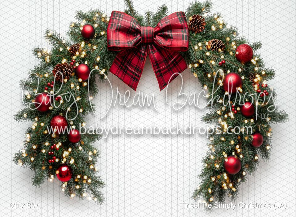 Tinsel Tie Simply Christmas (JA)