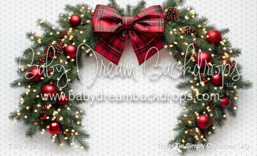 Tinsel Tie Simply Christmas (JA)