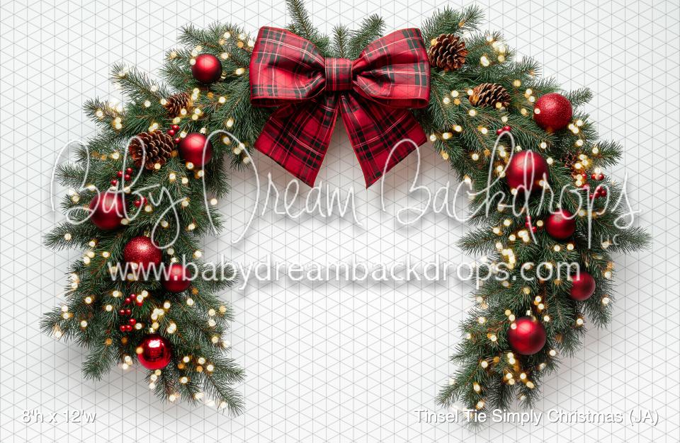 Tinsel Tie Simply Christmas (JA)