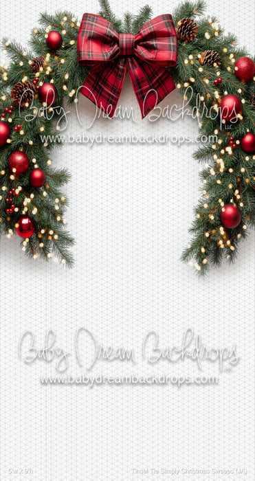 Tinsel Tie Simply Christmas Sweeps (JA)