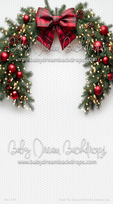 Tinsel Tie Simply Christmas Sweeps (JA)