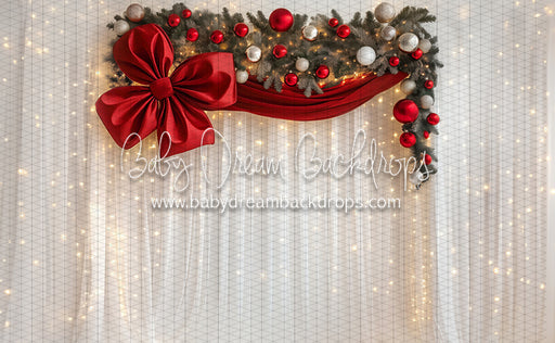 Tinsel Tie Twinkle Curtain (JA)