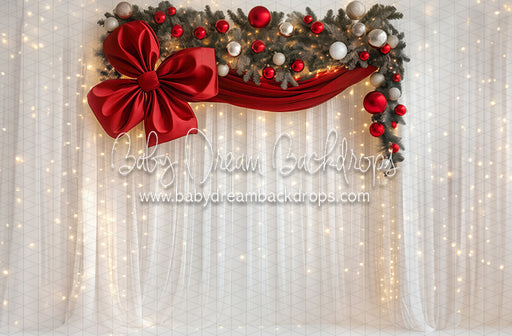 Tinsel Tie Twinkle Curtain (JA)
