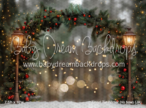 Tinsel Tie Winter (no bow) (JA)