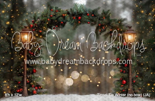 Tinsel Tie Winter (no bow) (JA)