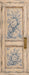 Toile Vintage Garden Door Left Skinny (WM)