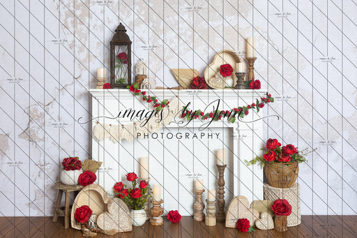 Touch of Roses Fireplace (JG)