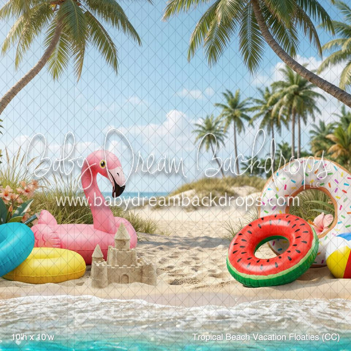 Tropical Beach Vacation Floaties (CC)