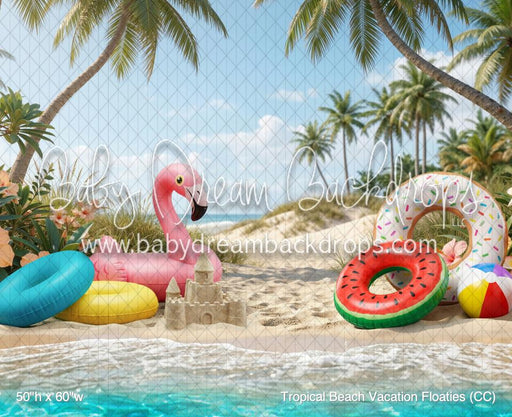 Tropical Beach Vacation Floaties (CC)