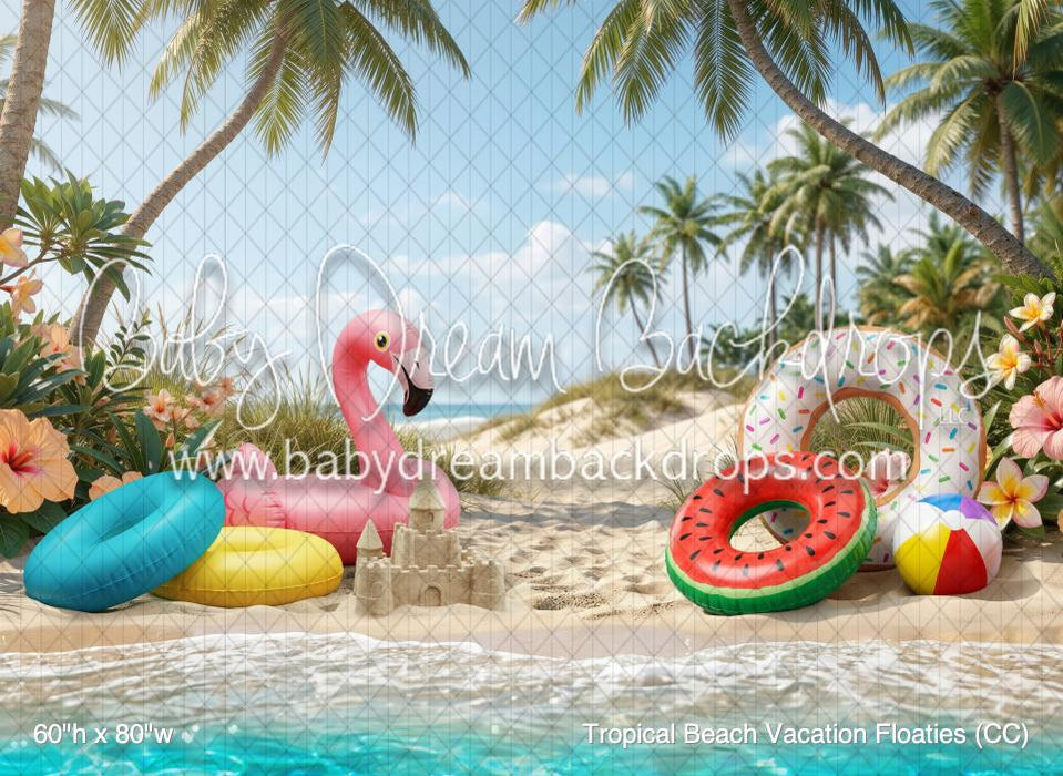 Tropical Beach Vacation Floaties (CC)