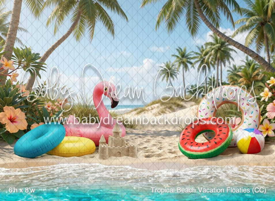 Tropical Beach Vacation Floaties (CC)