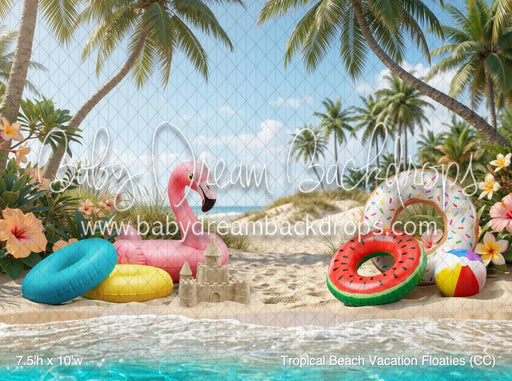 Tropical Beach Vacation Floaties (CC)