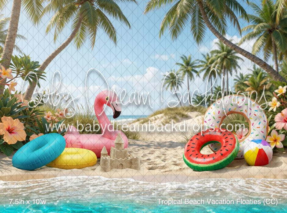 Tropical Beach Vacation Floaties (CC)