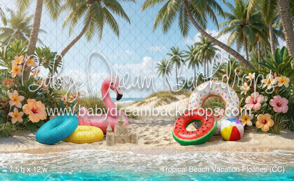 Tropical Beach Vacation Floaties (CC)