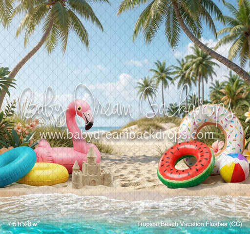 Tropical Beach Vacation Floaties (CC)