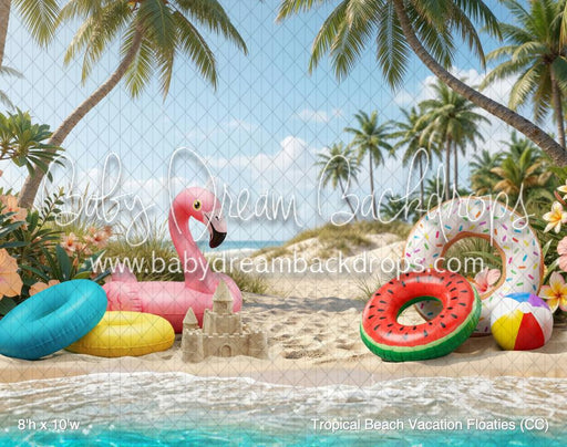 Tropical Beach Vacation Floaties (CC)