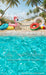 Tropical Beach Vacation Floaties Sweeps (CC)