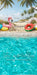 Tropical Beach Vacation Floaties Sweeps (CC)