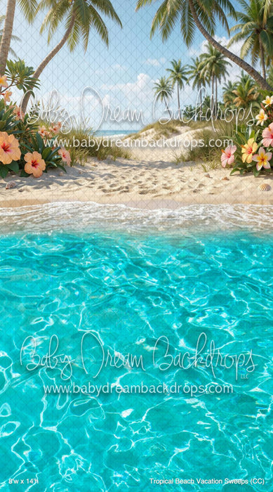 Tropical Beach Vacation Sweeps (CC)