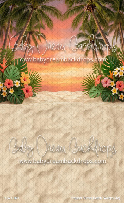 Tropical Sunset Beach Sweeps (JA)
