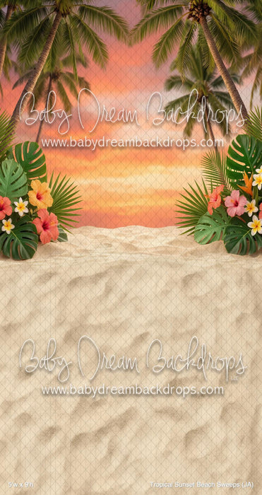 Tropical Sunset Beach Sweeps (JA)