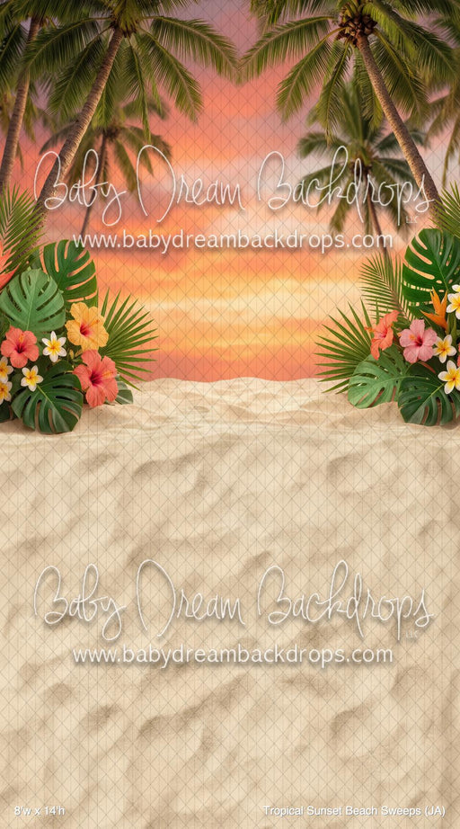 Tropical Sunset Beach Sweeps (JA)