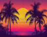 Tropical Sunset Mural (JA)