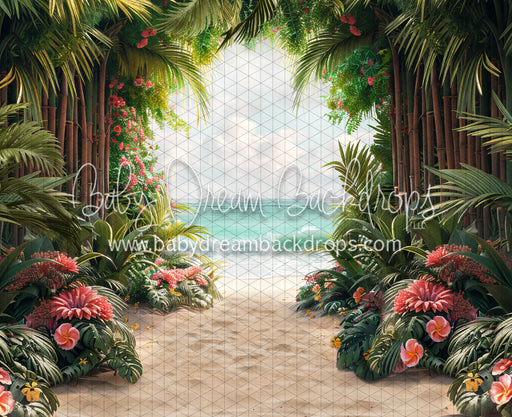 Tropical Tiki Hut Entrance (JA)