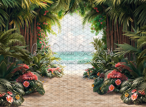 Tropical Tiki Hut Entrance (JA)