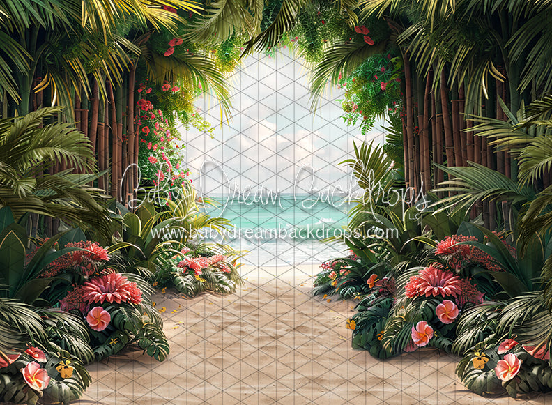 Tropical Tiki Hut Entrance (JA)