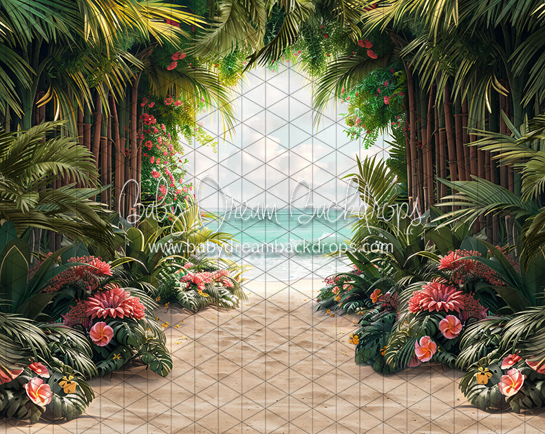 Tropical Tiki Hut Entrance (JA)