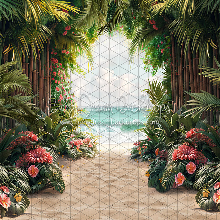 Tropical Tiki Hut Entrance (JA)