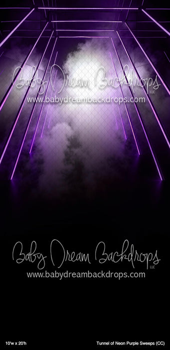 Tunnel of Neon Purple Sweeps (CC)