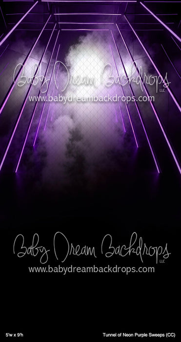 Tunnel of Neon Purple Sweeps (CC)