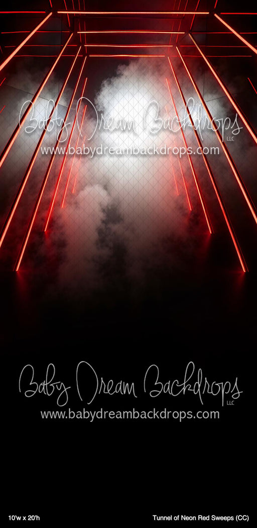 Tunnel of Neon Red Sweeps (CC)