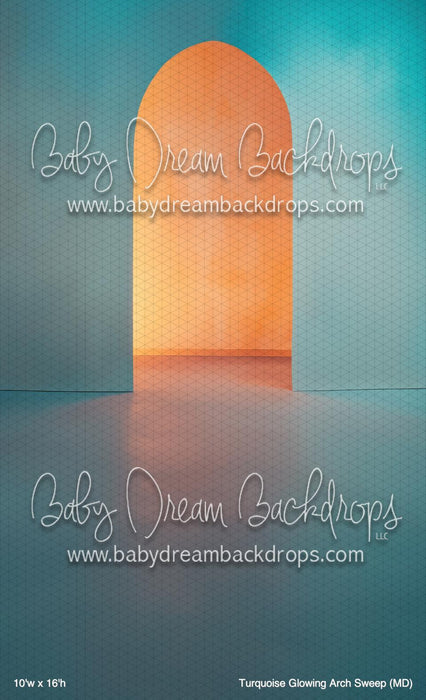 Turquoise Glowing Arch Sweep (MD)