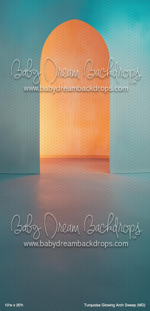 Turquoise Glowing Arch Sweep (MD)