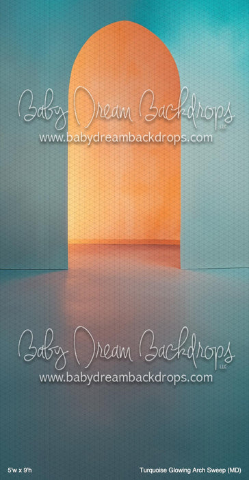 Turquoise Glowing Arch Sweep (MD)