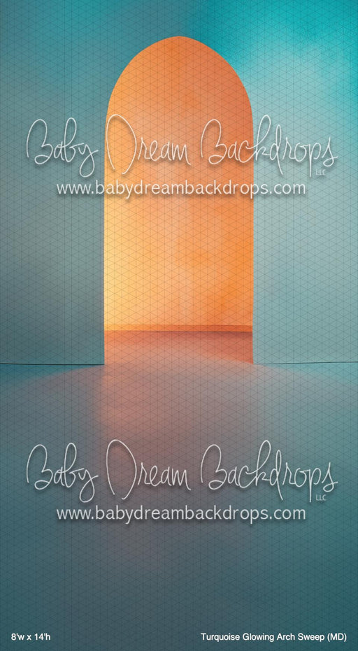 Turquoise Glowing Arch Sweep (MD)