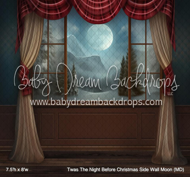 Twas The Night Before Christmas Side Wall Moon (MD)