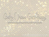 Twinkle Bokeh Cream Bottom Fabric Floor (IN)