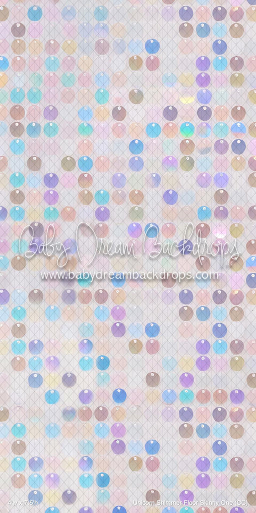 Unicorn Shimmer Fabric Floor Skinny One (CC)