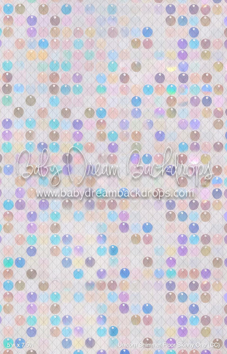 Unicorn Shimmer Fabric Floor Skinny One (CC)