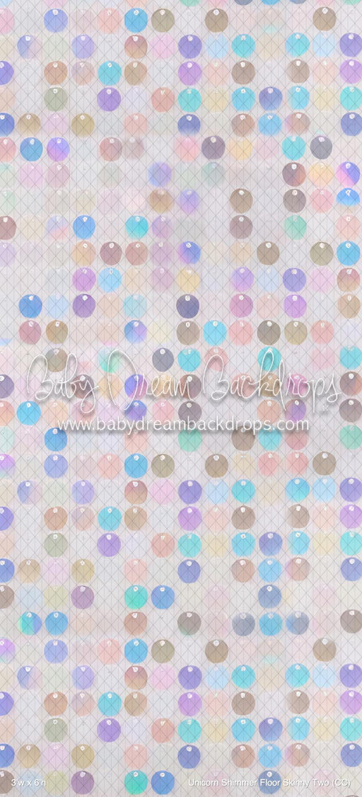 Unicorn Shimmer Fabric Floor Skinny Two (CC)