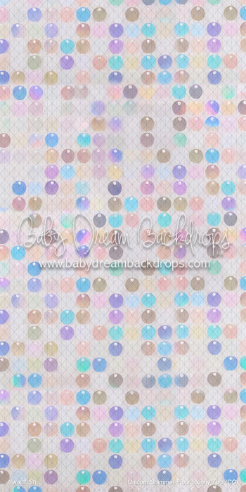 Unicorn Shimmer Fabric Floor Skinny Two (CC)