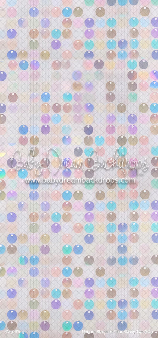 Unicorn Shimmer Fabric Floor Skinny Two (CC)