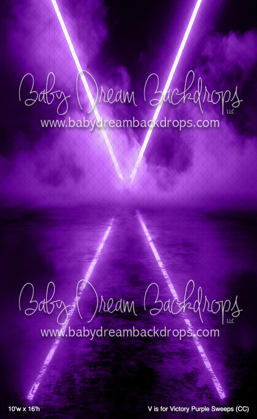 V is for Victory Purple Sweeps (CC)