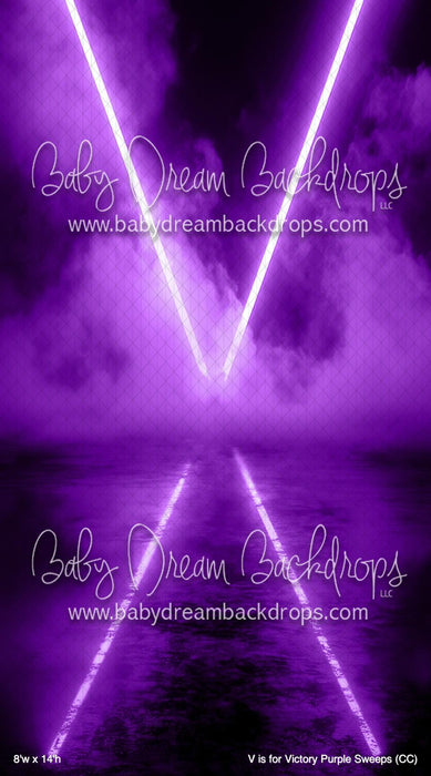 V is for Victory Purple Sweeps (CC)