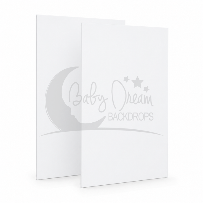 DreamEasy V-Flat Silicone Edge Backdrop Set - (2) White